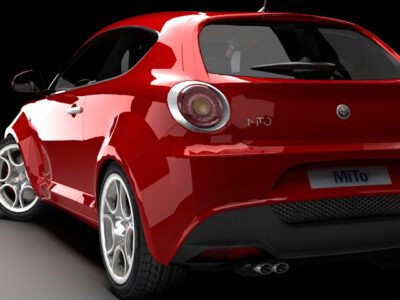 High poly 3D model of Alfa Mito, ready for rendering with materials and textures included.