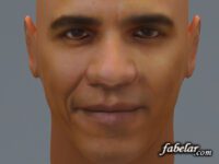 Barak Obama head 3D model with unwrapped UVs and 1024x1024 textures, available in multiple formats