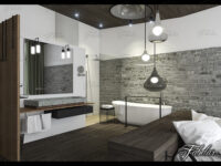 Bathroom 78 highpoly 3D model, customizable materials, suitable for high-end renderings and animations, with multiple import formats and real-world scale.