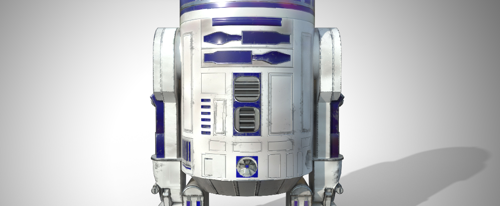 R2D2 3D model science category