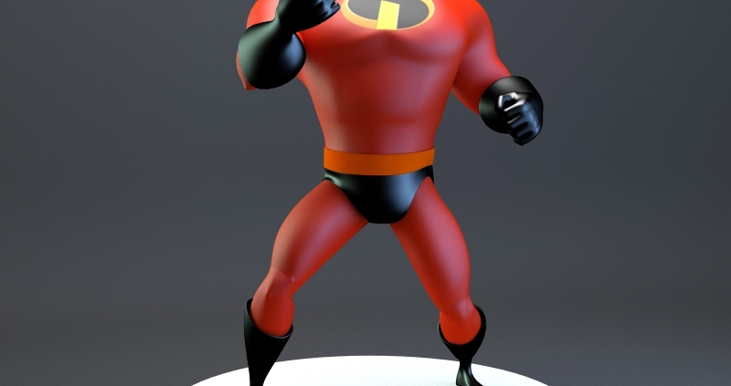 Mr Incredible 3D printable model